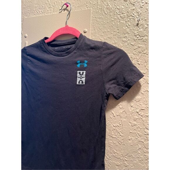 Under Armour Kids King Of The Court Shirt Kids Small - Picture 2 of 6